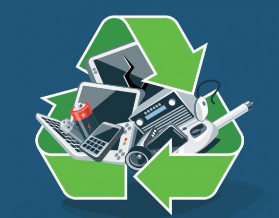 Recycle icon of Electronics